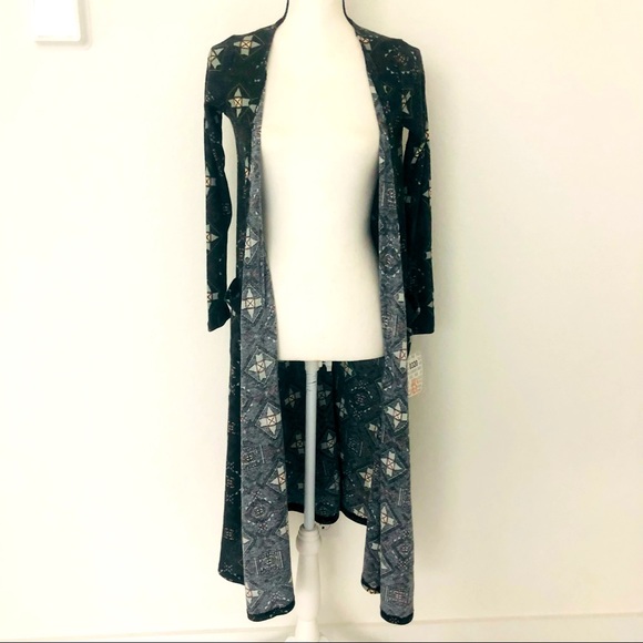 New Lularoe Cover up Cardigan Style XS Robe Duster - Picture 7 of 10